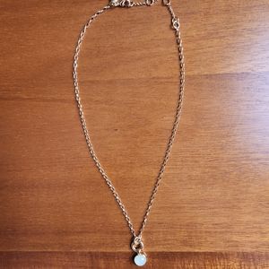 J. Crew Seafoam Green Pendant Necklace